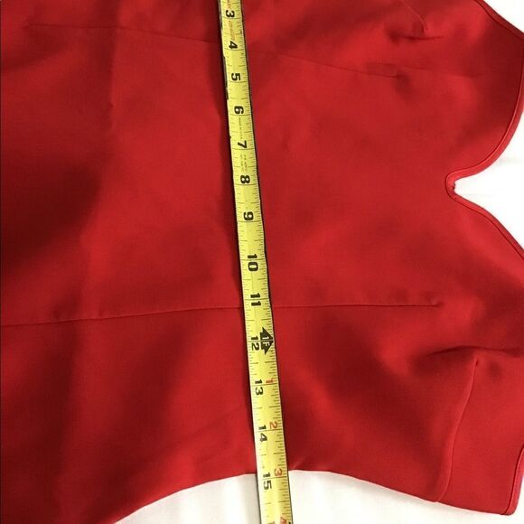 Likely Red Keela Flowy Maxi Sweetheart Neckline Gown Asymmetric Hem New Size 6 - Picture 10 of 13